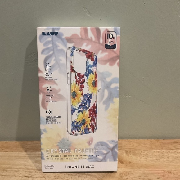 LAUT Other - LAIUT IPhone 14 MAX phone case. Transparent case + whimsical design. Brand new!